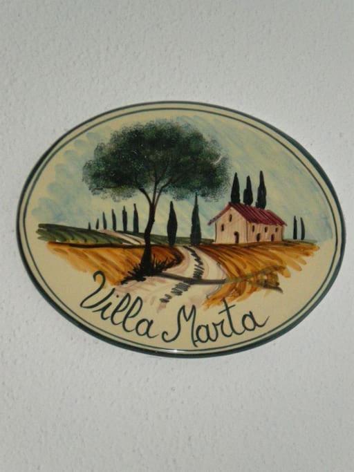 Villa Marta Contignano Eksteriør bilde
